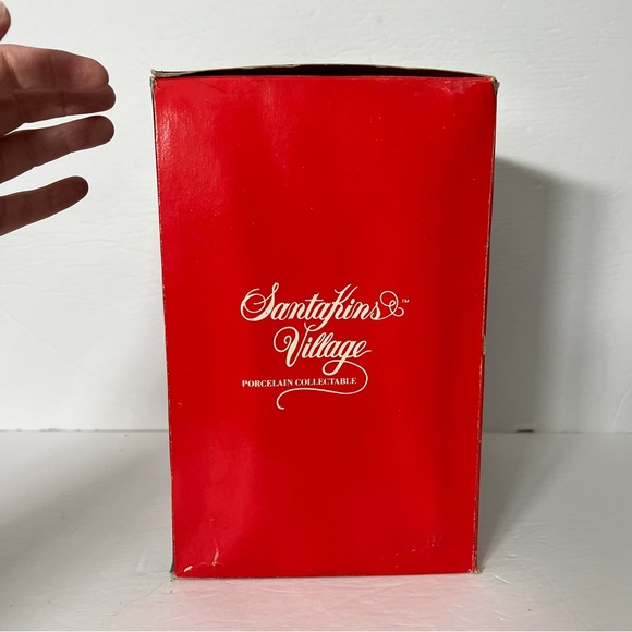VTG Santakin's Village Chubby's Bakery Porcelain Christmas Home Decor with Box - Picture 11 of 12